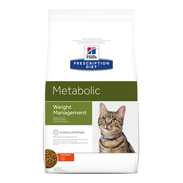 Hill’s Prescription Diet Metabolic Weight Management Zak Kip – Kattenvoer – 8 Kg