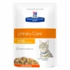 Hill’s Prescription Diet C/D Multicare Urinary Care Maaltijdzakjes – Kattenvoer – Kip 12×85 G