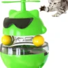 Helicat- Kattenspeelgoed – Intelligentie – Kattenspeeltjes – Interactieve – Laser – USB – Speelgoed – Geluid – Katten – Groen