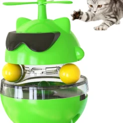 Helicat- Kattenspeelgoed – Intelligentie – Kattenspeeltjes – Interactieve – Laser – USB – Speelgoed – Geluid – Katten – Groen