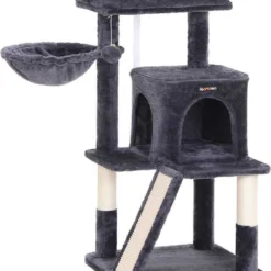 A.T. Shop Krabpaal Met Krabplank 96 Cm Rookgrijs