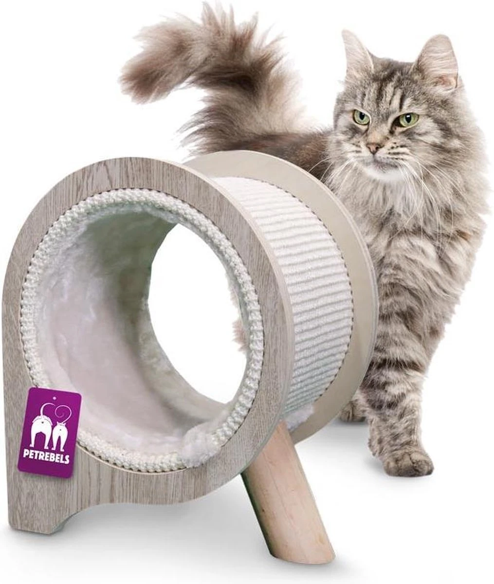 Petrebels San Diego 38 Krabpaal β Creme β Voor Kleine Katten