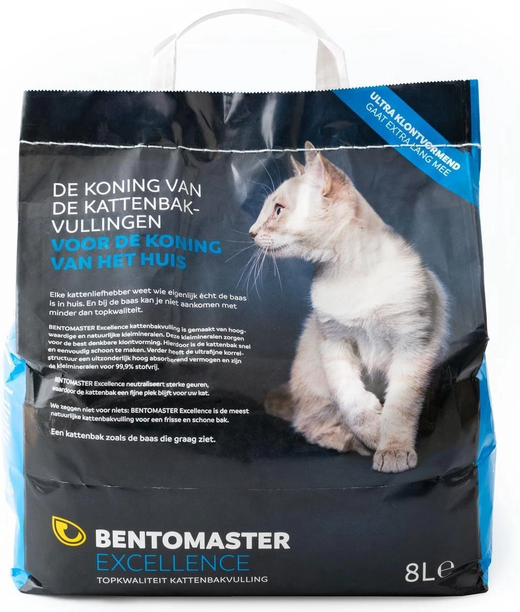 Pallet Bentomaster Excellence Kattenbakvulling 8l (112 Stuks)