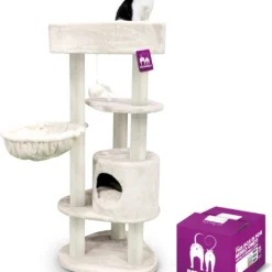 Petrebels Charlotte 134 Krabpaal – Creme – 134 Cm – Met Hangmat