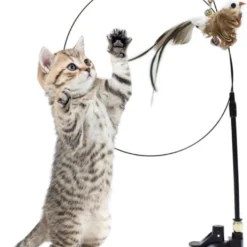 Kattenspeeltje – Kattenhengel – Kattenspeeltjes – Hengel Met Vogel – Huisdieren Speeltjes – Katten