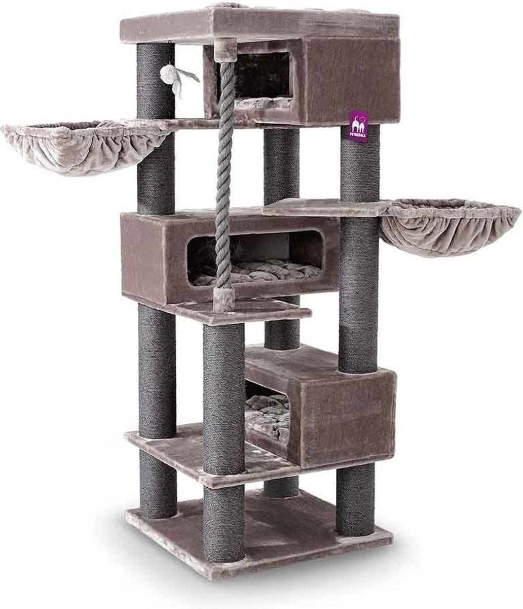 Petrebels Turnpike 200 Krabpaal β Cappuccino β Zware Kwaliteit β Vast Speeltouw