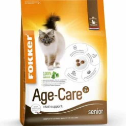 3x Fokker Age Care Kattenvoer Gevogelte 2,5 Kg