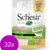 Schesir Kat Bio Pouch Paté 85 G – Kattenvoer – 32 X Kip