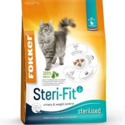 3x Fokker Steri-Fit Kattenvoer Gevogelte 2,5 Kg