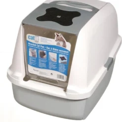 Catit Cat It Kattentoilet Met Dak Grijs 55x40x45CM