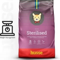 Husse Exclusive Katt Sterilised – Kattenvoer – 3 X 2 Kg