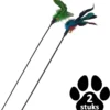 2 Stuks Kattenveren – Stok – Kattenspeelgoed – Kattenspeeltje – Veren Voor Katten