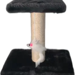 Katten Krabpaal – Krabpaal – 25cm Hoog – Zwart