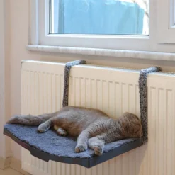 MONT KIARA Katten Honingraat Verwarming Radiator Bed Hangend Kattenbed Hangmat Terras47x 27,5 Cm 18 Kg