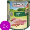 MAC’s Kattenvoer Natvoer Blik – 70% Lam & Kalkoen – 6 X 400g