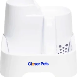 Closer Pets – Waterfontein Kat – Kattenfontein – Drinkfontein Kat – Fluisterstil – Poezen Fontein – Dieren Drinkbakken – Honden Fontein – 2 L