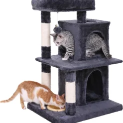 Nancy’s Kattenboom – Krabpaal – 2 Grotten Voor Katten – Kattenspeelgoed