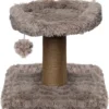 Topmast Krabpaal Fluffy Carasco – Beige – 39 X 39 X 40 Cm – Made In EU – Krabpaal Voor Katten – Met Kattenmand – Sterk Sisal Touw