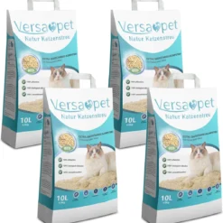 Versapet Plantaardig Kattenbakvulling Klontvormend – Bio Kattenbakvulling – 4×4.6kg