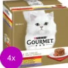 Gourmet Gold Hartig Torentje Multipack – Kattenvoer – 4 X Rund 8×85 G
