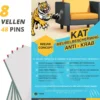 Tiger Guard Anti Krab Vellen – Anti Krab Katten – Krabpaal – Bankbeschermer Kat – 8 XXL Vellen