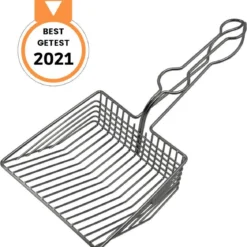 Kattenbakschep Voor Kattenbakvulling En Kattengrit – Kattenschep – Metaal RVS