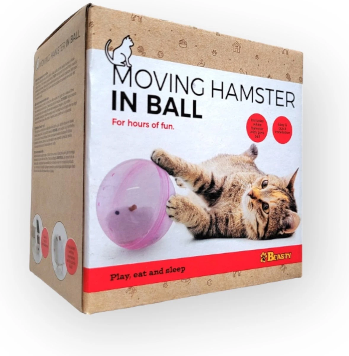Kat Speelgoed β Interactieve Hamster Bal β Roze