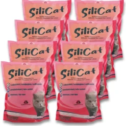 SiliCat – Silica Crystals Kattenbakvulling – 8x 3,8L Zakken