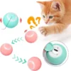 Musthavess- Kattenspeelgoed- Automatisch Rollende Kattenbal- Bal- Kattenbal- Slimme Katten Speelgoed- Siliconen Bal- Interactieve Speelgoedbal – Roze