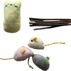 Hiden | Katten Speelgoed Set – Huisdieren – Catnip – Kattenkruid – Kattenspeeltjes Pakket