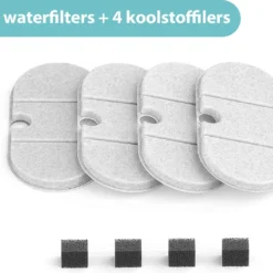 PetHero 2 – 4x Filter Voor Drinkfontein Voor Kat Of Hond