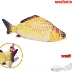 Kattenspeelgoed – Beweegbaar Visje – USB-oplaadbaar – Speelgoedvisje Voor Katten