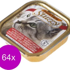 Mister Stuzzy Cat Paté 100 G – Kattenvoer – 64 X Kip&Lever