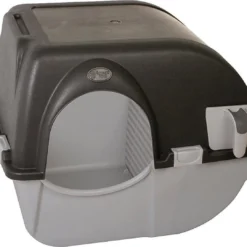 Omega Paw Zelfreinigende Kattenbak M – Zwart – 43 X 51 X 42 Cm