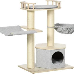 PawHut Kratzbaum Mit Katzenhöhle D30-416