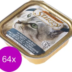 Mister Stuzzy Cat Paté 100 G – Kattenvoer – 64 X Rund