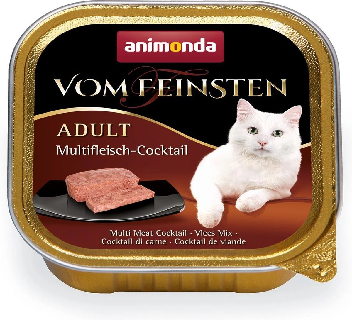 Animonda Vom Feinsten Adult Multivlees Cocktail 32 X 100 G -kattenvoer-natvoer-