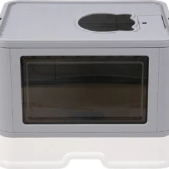 ForeverGoodies Kattenbak Ombouw: Perfect Voor Maine Coon – Ontgeuringseffect & Hoge Kwaliteit – 50x38x37cm Met Schepje!