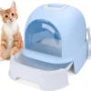 Nobleza 48WMB – Kattenbak Met Lade – Kattentoilet Met Schepje – 52x42x38.5CM – Blauw