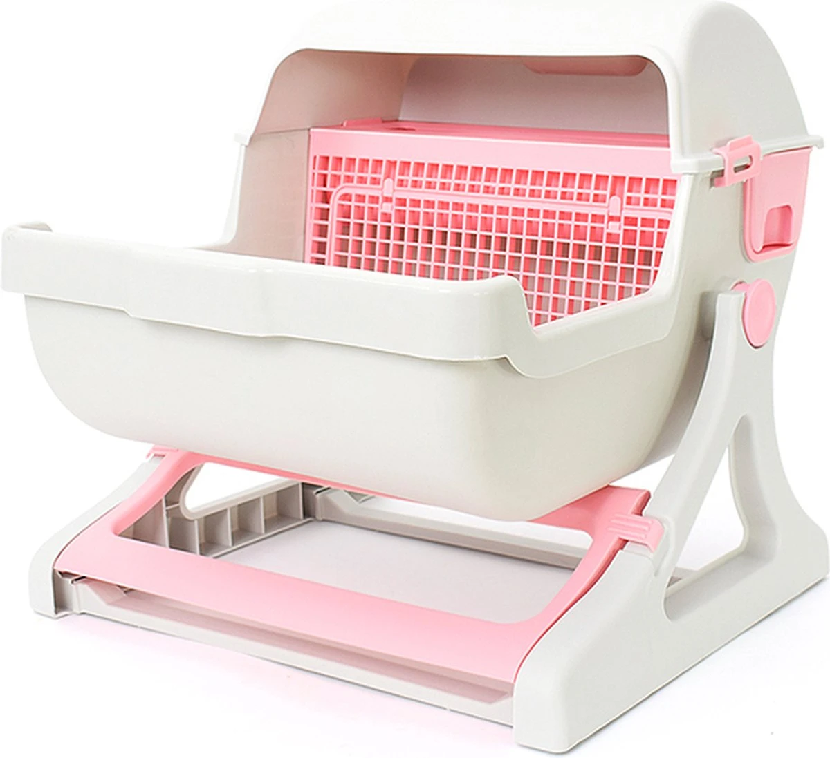 Eyzo Zelfreinigende Kattenbak Roze β 50x50x46 Cm β Toilet Voor Katten