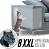 Johannes & Co Anti Krab Katten Meubel Bescherming – Bescherming Tegen Krabschade – 8 Stuks XXL Formaat