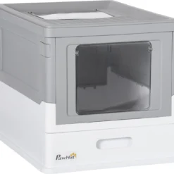 PawHut Katzentoilett Mit Ausziehbarer Schublade D31-061V00