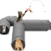 SNOOTS – Kattentunnel – Speeltunnel Kat – Opvouwbaar – Kattentunnel Pluch – Tunnel Kat – Kattentunnel 3 Gangen – Speeltunnel