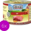 MAC’s Kattenvoer Natvoer Blik 70 % Rundvlees 6 X 200g
