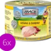 MAC’s Kattenvoer Natvoer Blik 70% Gevogelte & Cranberry 6 X 200g