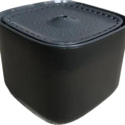Drinkfontein Voor Huisdieren – Automatische Filter – Stromend Water – 2 Filters Inbegrepen – 3L – Donkergrijs