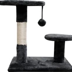 Krabpaal – Kattenkrabpaal – Krabpaal Met Sisal – 40 Cm Hoog – Zwart