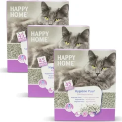 Happy Home Solutions Ultra Hygienic Pure – Kattenbakvulling – 3 X 10 L