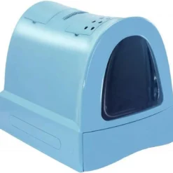 Imac Zuma – Kattenbak – Met Schuiflade – Blauw – 56 X 40 X 42,5 Cm
