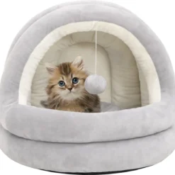 VidaXL Kattenmand 50x50x45 Cm Grijs En Crèmekleurig